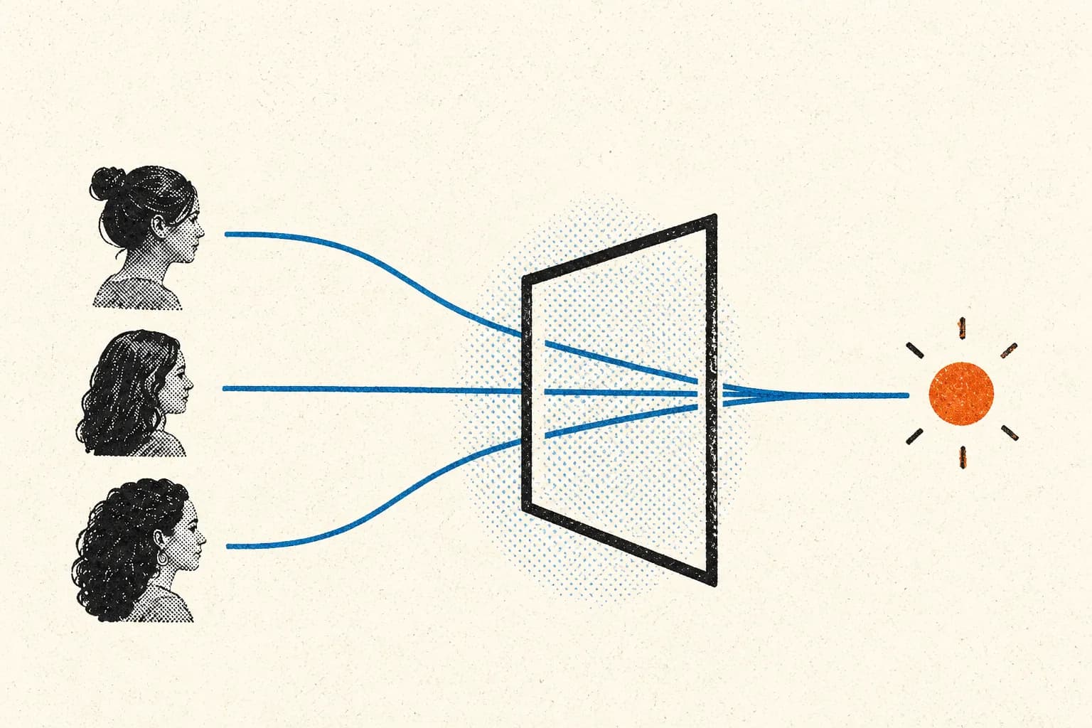 The original Perspective from outside artwork